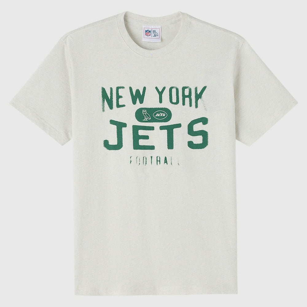 New York Jets OVO x NFL Unisex T-Shirt - Heather Gray - NFL