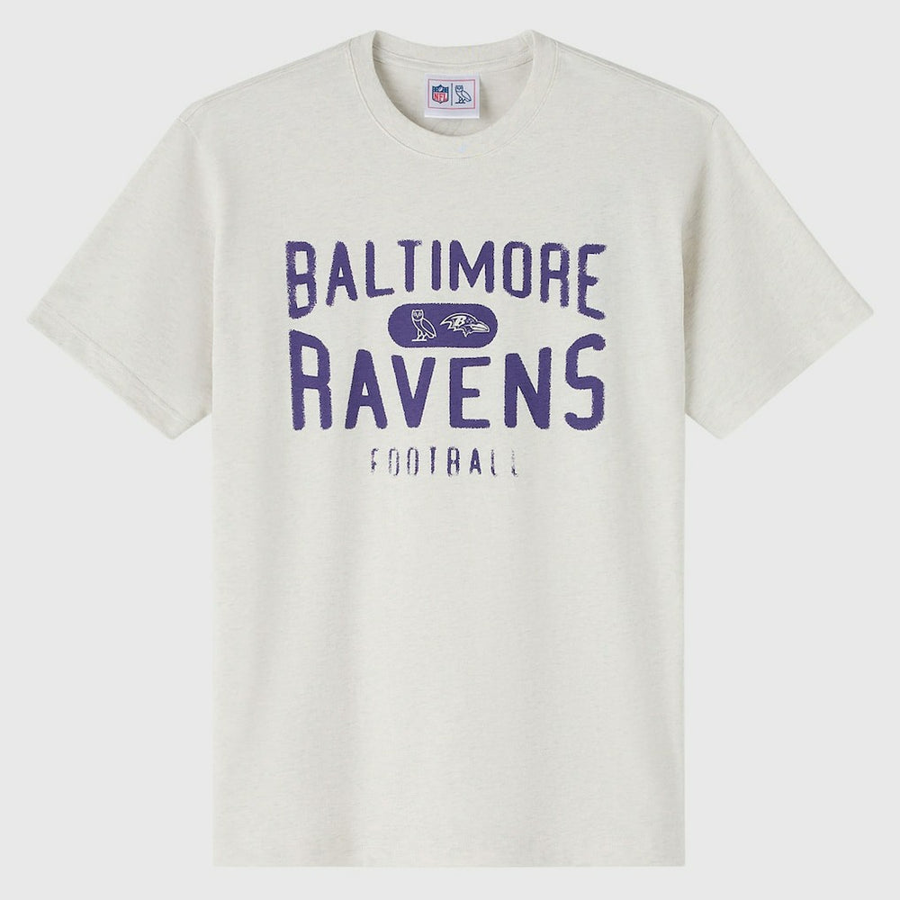 Baltimore Ravens OVO x NFL Unisex T-Shirt - Heather Gray - NFL