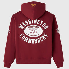 Washington Commanders OVO x NFL Unisex Full-Zip Waffle-Lined Hoodie - Burgundy - NFL
