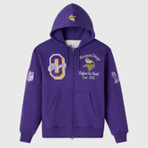 Minnesota Vikings OVO x NFL Unisex Full-Zip Waffle-Lined Hoodie - Purple - NFL