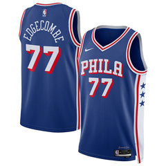 Nike VJ Edgecombe Philadelphia 76ers Unisex Swingman Jersey Icon Edition Royal