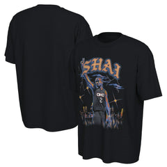 Shai Gilgeous-Alexander Oklahoma City Thunder Converse Unisex 2025/26 City Edition Player Graphic T-Shirt Black