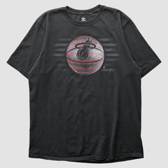 Adidas Miami Heat 2010s T-shirt Black Vintage