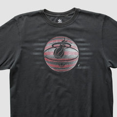 Adidas Miami Heat 2010s T-shirt Black Vintage