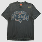 New England Patriots Reebok 2000s T-shirt - Charcoal Vintage - Fanatics