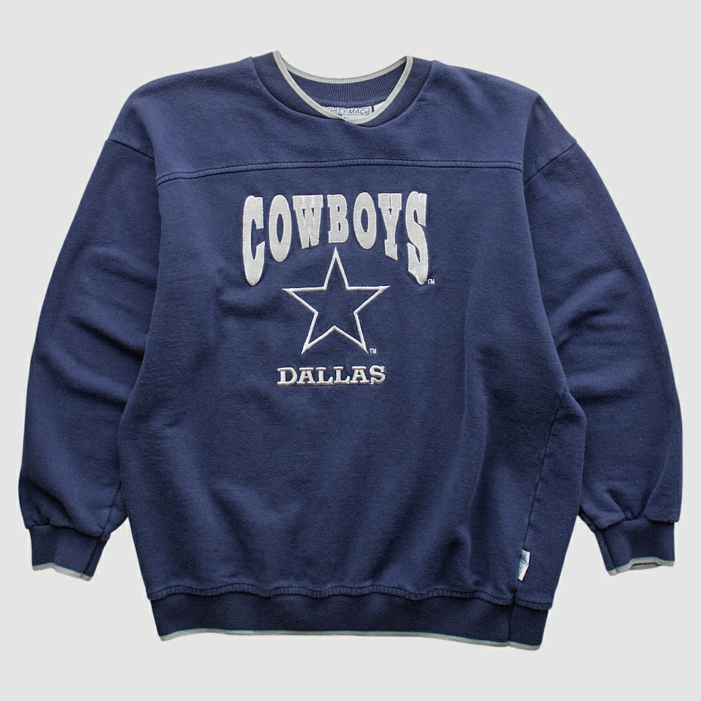Dallas Cowboys 2000s Pullover Sweatshirt - Navy Vintage - Fanatics