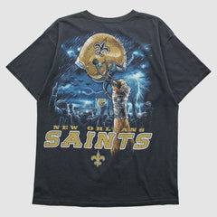 New Orleans Saints NFL 2010s T-shirt - Black Vintage - Fanatics