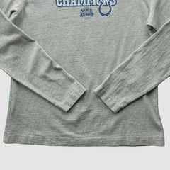 Indianapolis Colts 2007 Long Sleeve T-shirt - Heather Gray Vintage - Fanatics