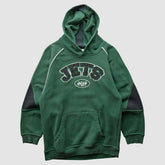 New York Jets NFL 2000s Hooded Pullover Sweatshirt - Green Vintage - Fanatics