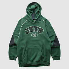 New York Jets NFL 2000s Hooded Pullover Sweatshirt - Green Vintage - Fanatics