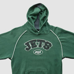 New York Jets NFL 2000s Hooded Pullover Sweatshirt - Green Vintage - Fanatics