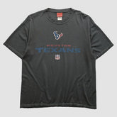 Houston Texans Reebok 2000s T-shirt - Charcoal Vintage - Fanatics