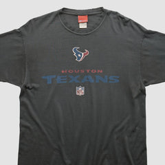 Houston Texans Reebok 2000s T-shirt - Charcoal Vintage - Fanatics