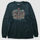 Adidas Philadelphia 76ers 2000s Long Sleeve T-shirt Black Vintage