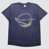 Milwaukee Brewers Logo Athletic 2001 T-shirt Online