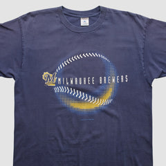 Milwaukee Brewers Logo Athletic 2001 T-shirt Online