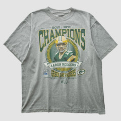 Green Bay Packers Reebok 2010 T-shirt - Heather Gray Vintage - Fanatics
