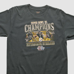 Pittsburgh Steelers Reebok 2006 T-shirt - Charcoal Vintage - Fanatics