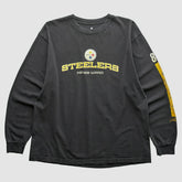 Pittsburgh Steelers NFL 2000s Long Sleeve T-shirt - Black Vintage - Fanatics