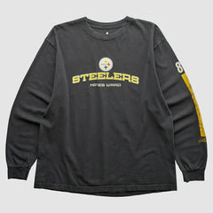 Pittsburgh Steelers NFL 2000s Long Sleeve T-shirt - Black Vintage - Fanatics