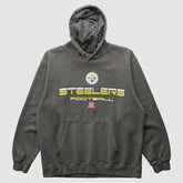 Pittsburgh Steelers NFL 2010s Hooded Pullover Sweatshirt - Gray Vintage - Fanatics