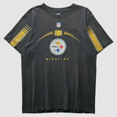 Pittsburgh Steelers Reebok 2000s T-shirt - Charcoal Vintage - Fanatics