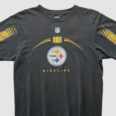 Pittsburgh Steelers Reebok 2000s T-shirt - Charcoal Vintage - Fanatics