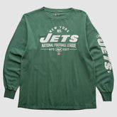 New York Jets 2010s Long Sleeve T-shirt - Green Vintage - Fanatics