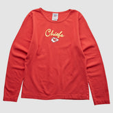 Kansas City Chiefs NFL 2000s Long Sleeve T-shirt - Red - S Vintage - Fanatics
