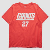 New York Giants Reebok 2010s T-shirt - Red Vintage - Fanatics