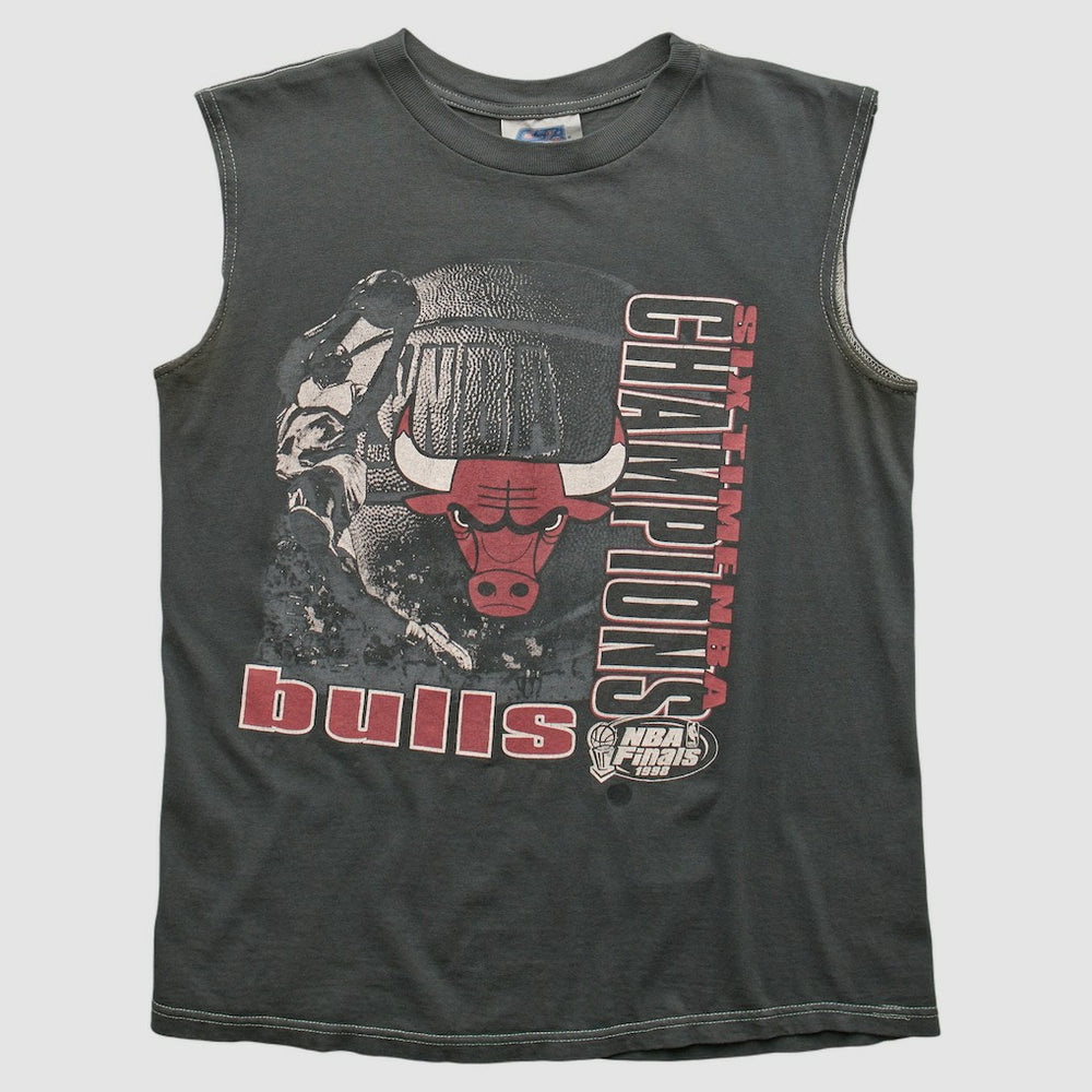Vintage Chicago Bulls CSA 1998 Tank Charcoal