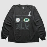 Superbowl XLV Reebok 2011 Long Sleeve T-shirt - Black Vintage - Fanatics