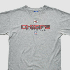 Kansas City Chiefs Reebok 2000s T-shirt - Heather Gray Vintage - Fanatics