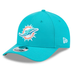 Miami Dolphins New Era Spain Side Patch 9FORTY M-Crown Adjustable Hat - Aqua - NFL