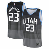 Fanatics Lauri Markkanen Utah Jazz 2025/26 City Edition Fast Break Jersey Black