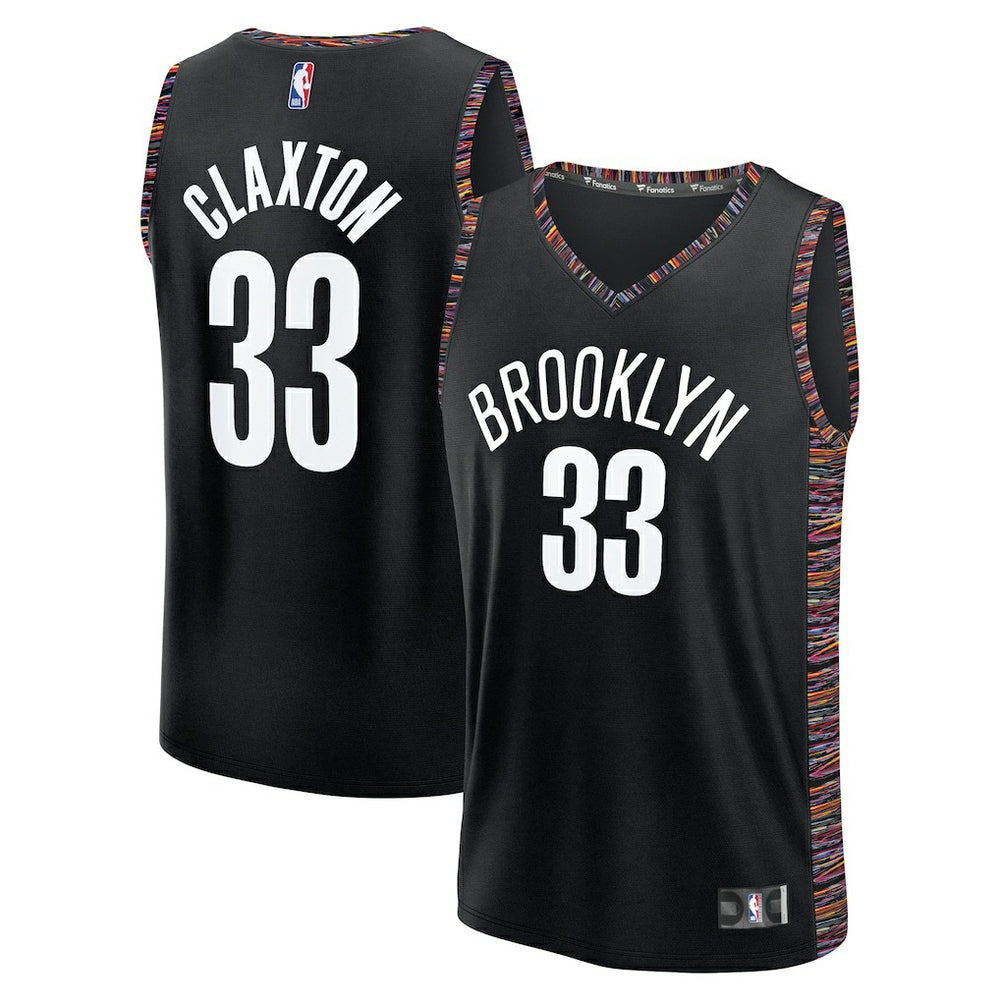 Fanatics Nic Claxton Brooklyn Nets 2025/26 City Edition Fast Break Jersey Black