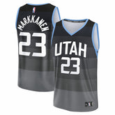 Fanatics Lauri Markkanen Utah Jazz Youth 2025/26 City Edition Fastbreak Jersey Black