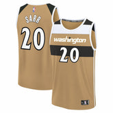 Fanatics Alex Sarr Washington Wizards Youth 2025/26 City Edition Fastbreak Jersey Gold