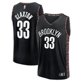 Fanatics Nic Claxton Brooklyn Nets Youth 2025/26 City Edition Fastbreak Jersey Black