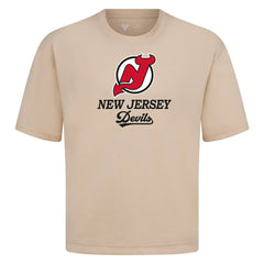 New Jersey Devils Levelwear Team Surge Luxe Signature Knit T-Shirt - Khaki | NHL discount