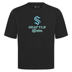 Seattle Kraken Levelwear Team Surge Luxe Signature Knit T-Shirt - Black | NHL discount