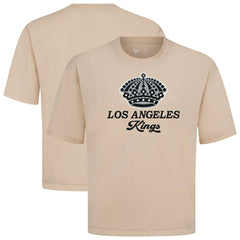 Los Angeles Kings Levelwear Team Surge Luxe Signature Knit T-Shirt - Khaki | NHL discount