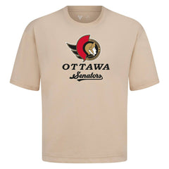 Ottawa Senators Levelwear Team Surge Luxe Signature Knit T-Shirt - Khaki | NHL discount