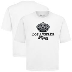 Los Angeles Kings Levelwear Team Surge Luxe Signature Knit T-Shirt - White | NHL Clearance
