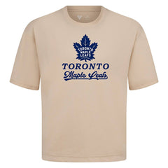 Toronto Maple Leafs Levelwear Team Surge Luxe Signature Knit T-Shirt - Khaki | NHL sale