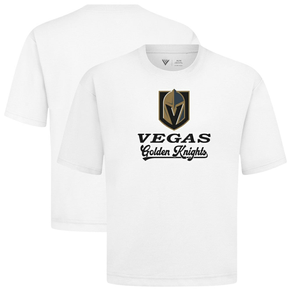 Vegas Golden Knights Levelwear Team Surge Luxe Signature Knit T-Shirt - White | NHL sale