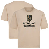 Vegas Golden Knights Levelwear Team Surge Luxe Signature Knit T-Shirt - Khaki | NHL sale