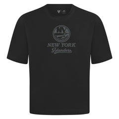 New York Islanders Levelwear Shadow Surge Luxe Signature Knit T-Shirt - Black | NHL on sale