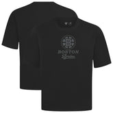 Boston Bruins Levelwear Shadow Surge Luxe Signature Knit T-Shirt - Black | NHL online