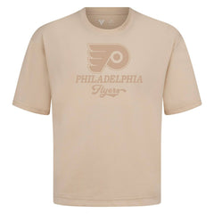 Philadelphia Flyers Levelwear Shadow Surge Luxe Signature Knit T-Shirt - Khaki | NHL Clearance